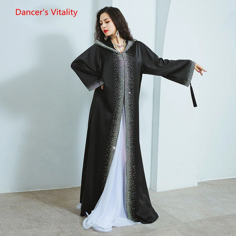 

Belly Dance Costume Set Waiting Clothes for The Competition Robe Women Bellydance Warm Coat Oriental Dance Clothing Dreess