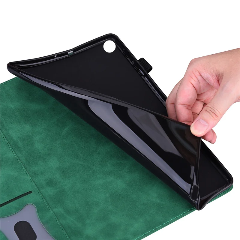 Capa flip com suporte de carteira, Capa para tablet Funda para iPad Pro 12, 9, 2021, 12,9 ", 2018, 2020, 2021