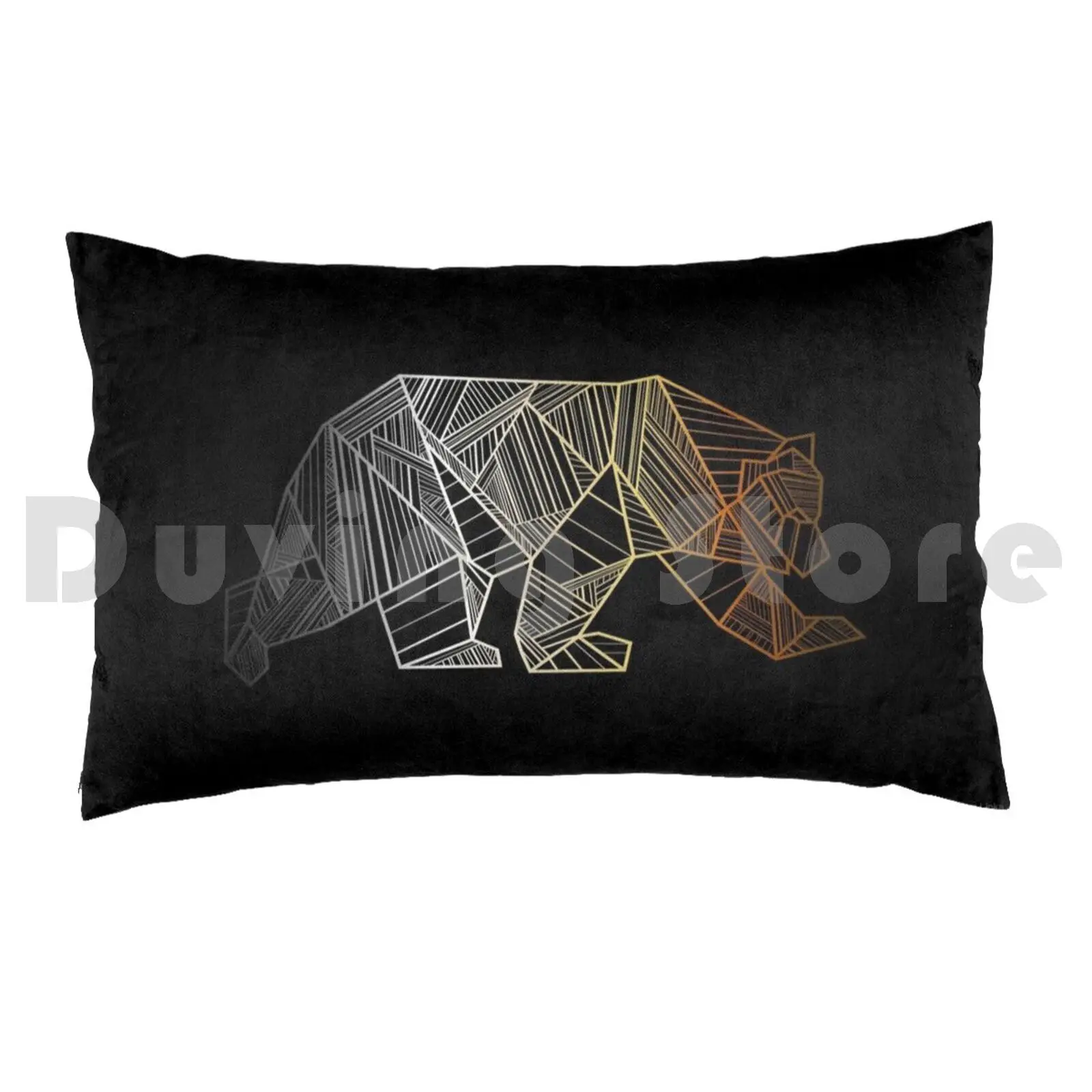 Geometric Bear Pride For Bears And Chasers Pillow Case Printed 50x75 Bear Pride Bears Geometric Chaser