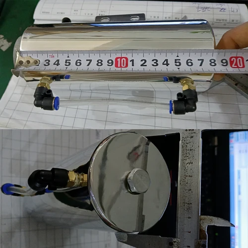 Imagen 2 del producto Radiador Universal de aluminio para coche, tanque de agua refrigerante, botella de captura, depósito de desbordamiento, disipador térmico, 500ml