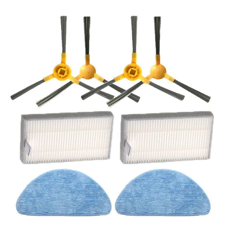 ผ้า Mop Rag HEPA แปรงด้านข้างแปรงด้านข้างสำหรับ Okami U100เลเซอร์ Plus เครื่องดูดฝุ่นหลัก Roller แปรง Mopping Pad อะไหล่อุปกรณ์เสริม