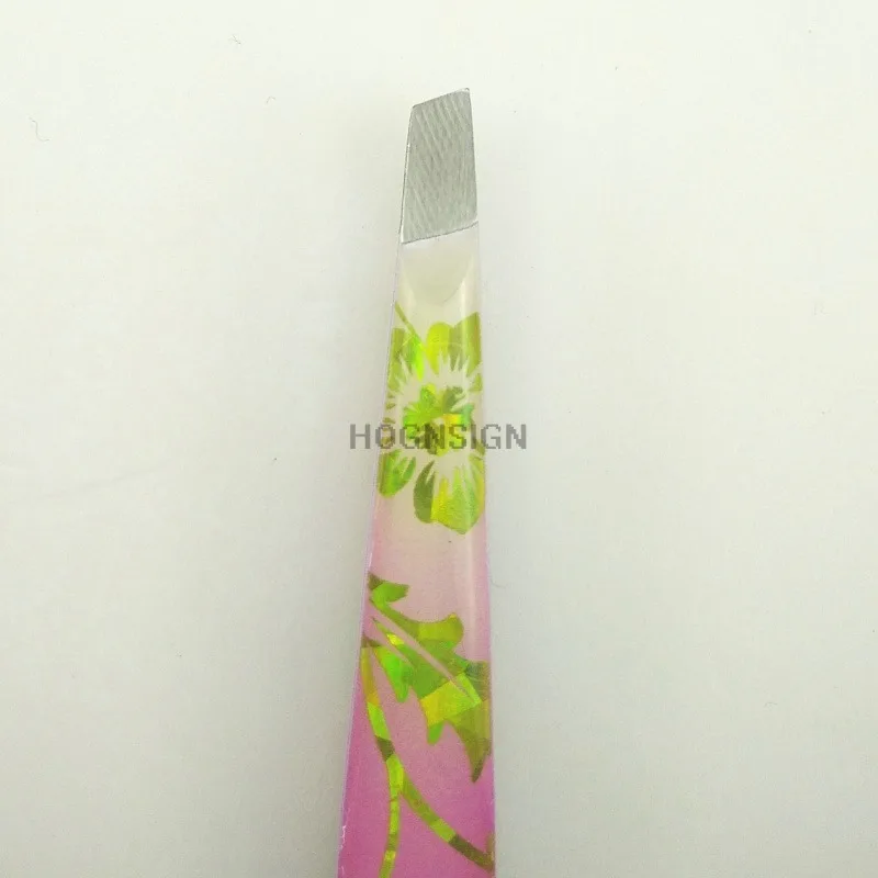 Pinça pequena pinça ponta inclinada pinça de sobrancelha clipe removedor de cabelo design ferramentas de maquiagem facial cílios postiços fórcep ferramenta de beleza