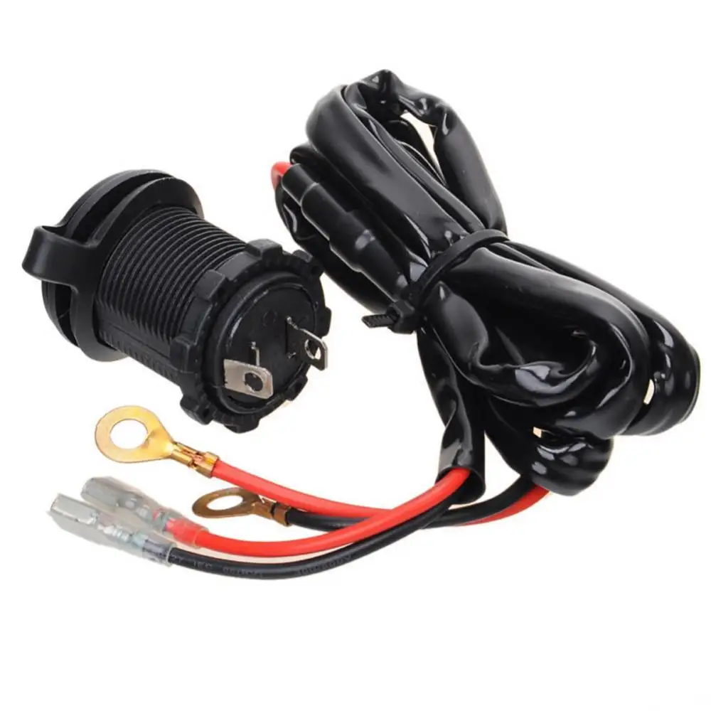 

80% Hot Sell Waterproof Motorbike Motorcycle Car Cigarettes Lighter Socket Power Outlet 12V-24V