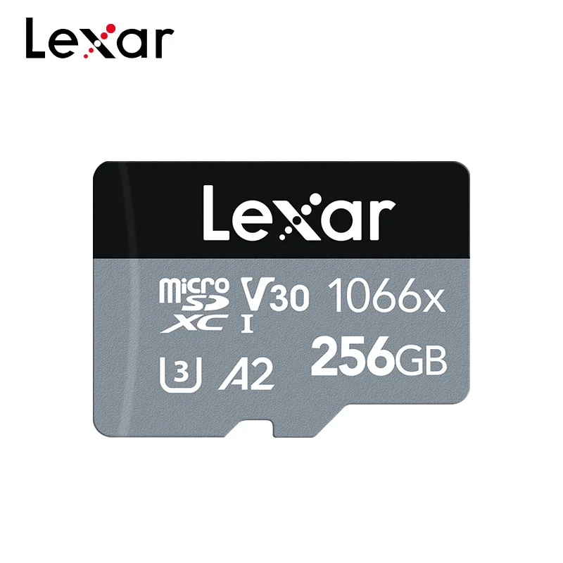 Карта Lexar Micro SD 1066x64 GB 128GB 256GB 512GB Профессиональная флэш - карта V30 A2 Class 10 Micro SDXC UHS I для оригинальной камеры