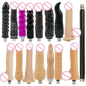 Binatang Buas Baru 3XLR Lampiran Dildo Mesin Seks untuk Wanita Pria Vibrator Otomatis Mainan Seks Dewasa untuk Mesin Cinta Meriam 6 lampiran dildo penjualan terbaik - №