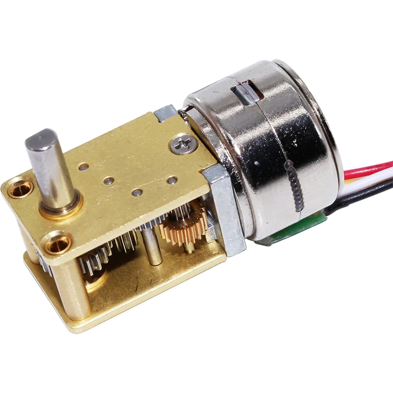 15BY Brushless Stepper Motor 5V 12V All Metal Gears Worm Precision GOOD Motor