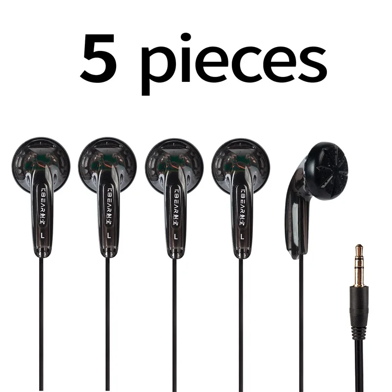 KBEAR Stellar 5PCS Combination Packing 15.4mm Dynamic Driver HIFI Earphone Headset Earbud Monitor Bass Headphone Music ks1 ks2