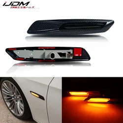 iJDM Amber LED Side Marker Lights For BMW 1 3 5 Series E81 E82 F30 E90 E91 E92 E93 E46 E60 E61,For BMW F10 Turn Signal Lights