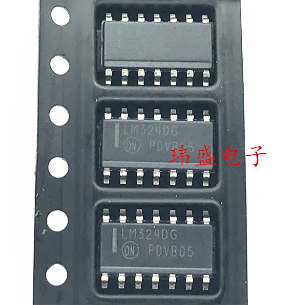 10pcs LM324 LM324DG LM324DR2G  SOP14