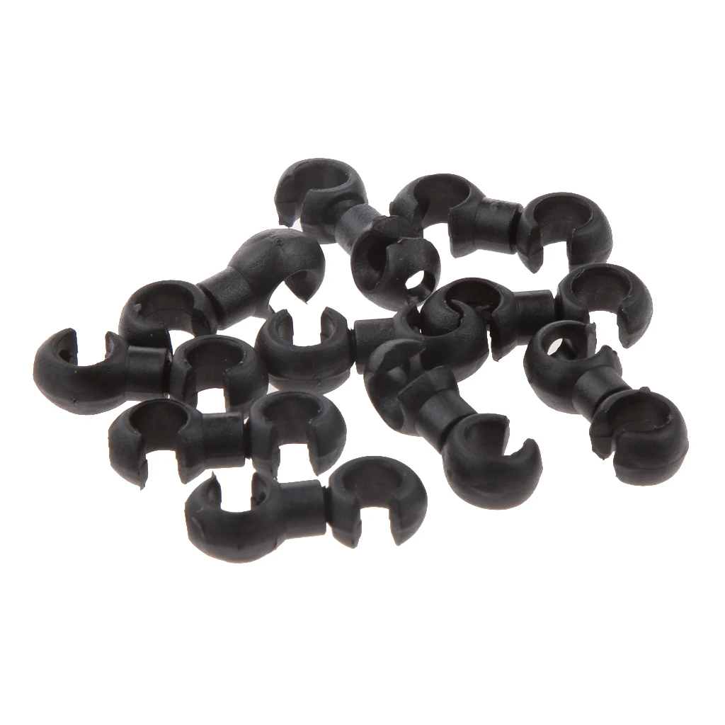 10Pcs Universal Plastic Cable Holder Swivel Bike Brake Hose Cable Clamp Clip Retainer Cycling Accessories