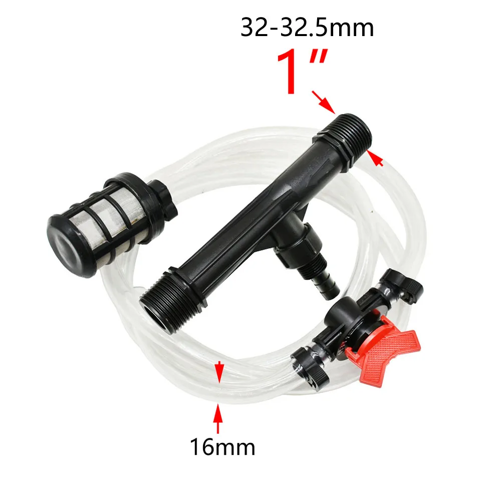 Venturi-Sistema de fertilización, inyector automático de fertilizante, jeringa de fertilizante, riego, 3/4, 1/2, 1 Juego