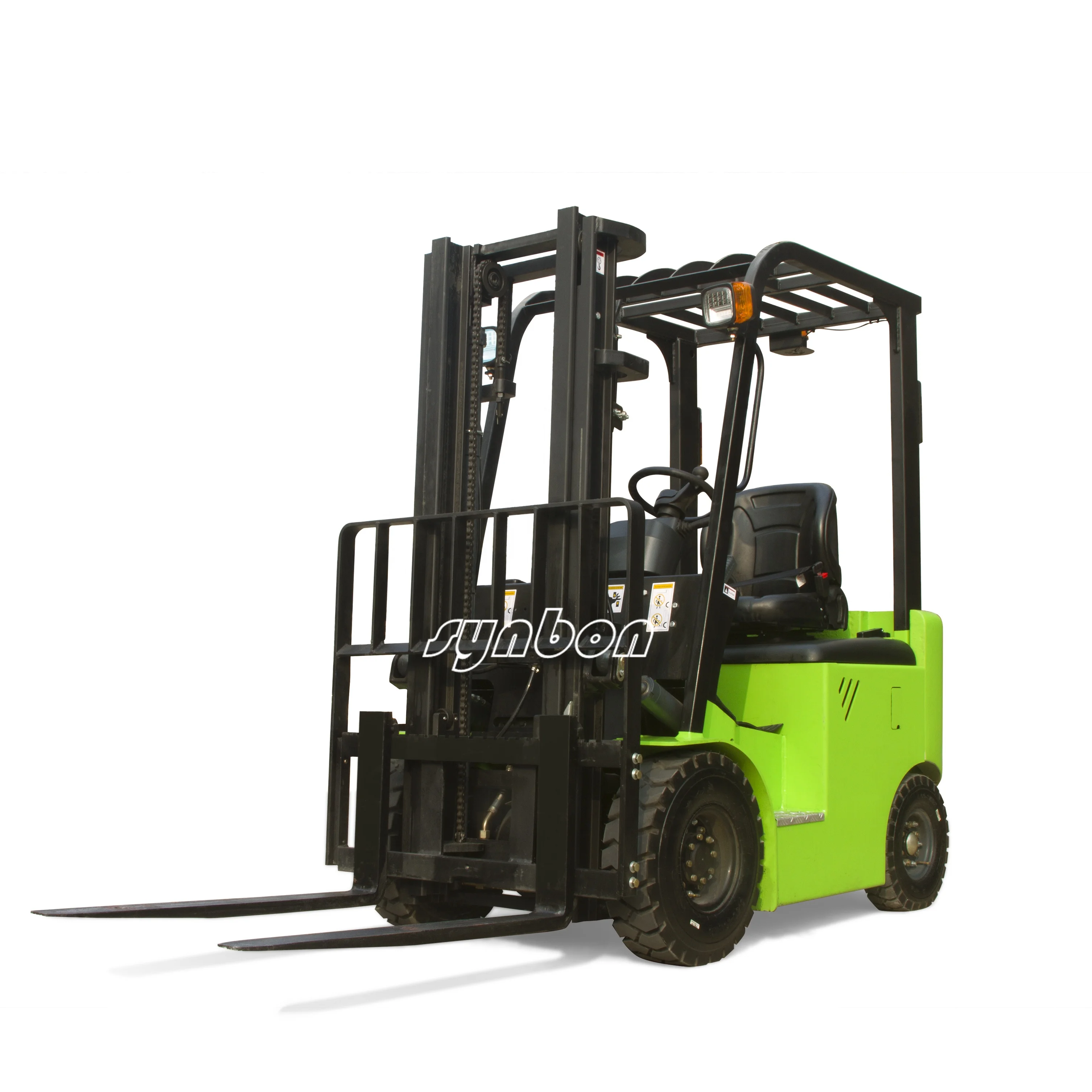 1.5Ton Four Wheels  Electric Forklift TruckWith Large Capacity Battery Power