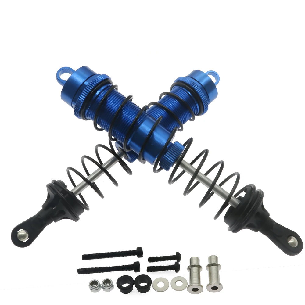 Alloy 2pcs Complete rear Shock for rc hobby model car 1-10 VRX Octane VETTA Karoo FTX Outlaw upgraded hop-up parts