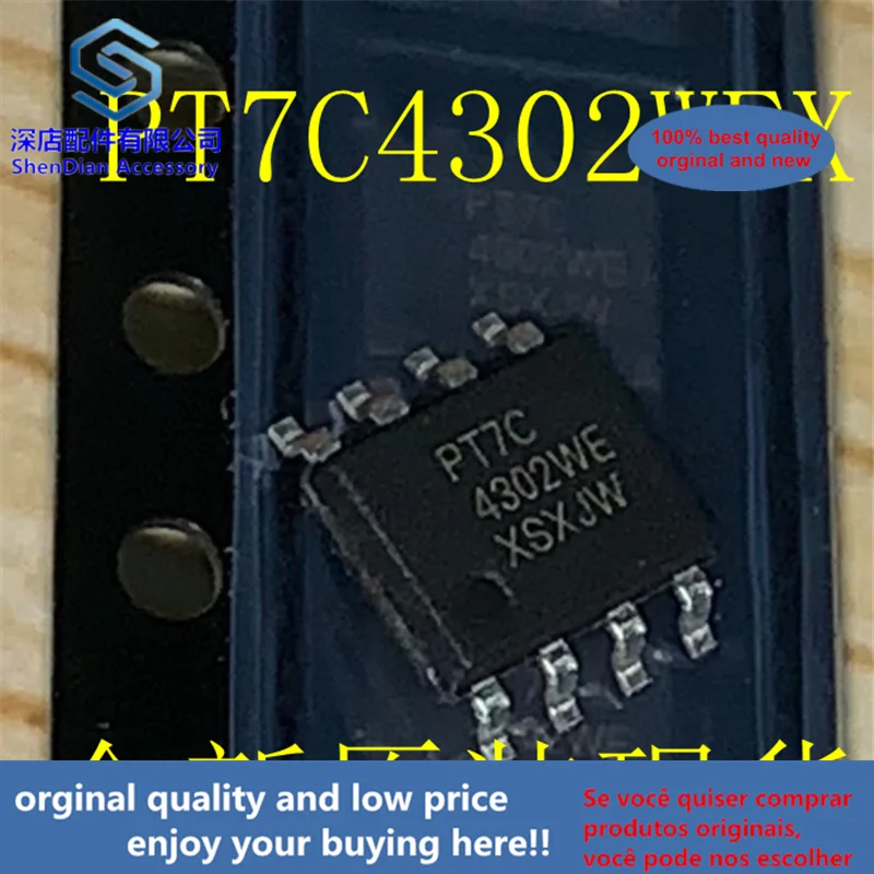 

10pcs 100% orginal and new PT7C4302WEX SOP8 PT7C4302WE best qualtiy