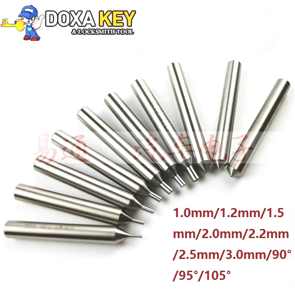 Probe Decorder 1.2mm 1.5mm 2.0mm 2.2mm 2.5mm 3.0mm HSS Guide For Universal vertical key Cutting Machine milling cutter locksmith