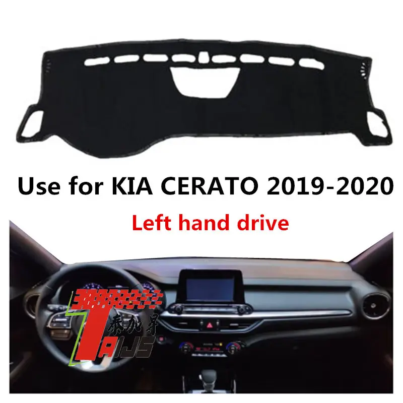 

TAIJS Factory articles para autos Polyester Fibre Car Dashboard Cover For KIA CERATO 2019 2020 Left hand drive