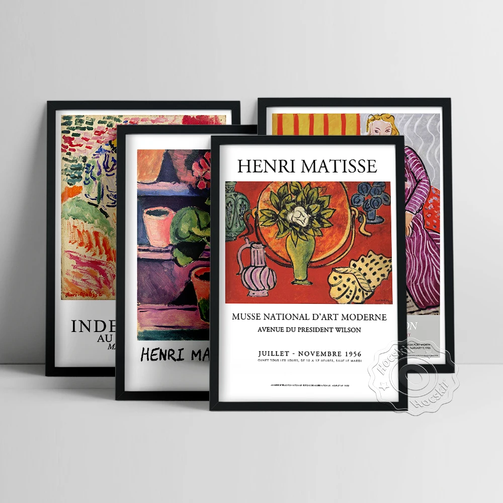 Henri Matisse Poster, La Japonaise Woman Beside The Water Wall Painting, Dessins Recents Matisse Prints, Vintage Figure Wall Art