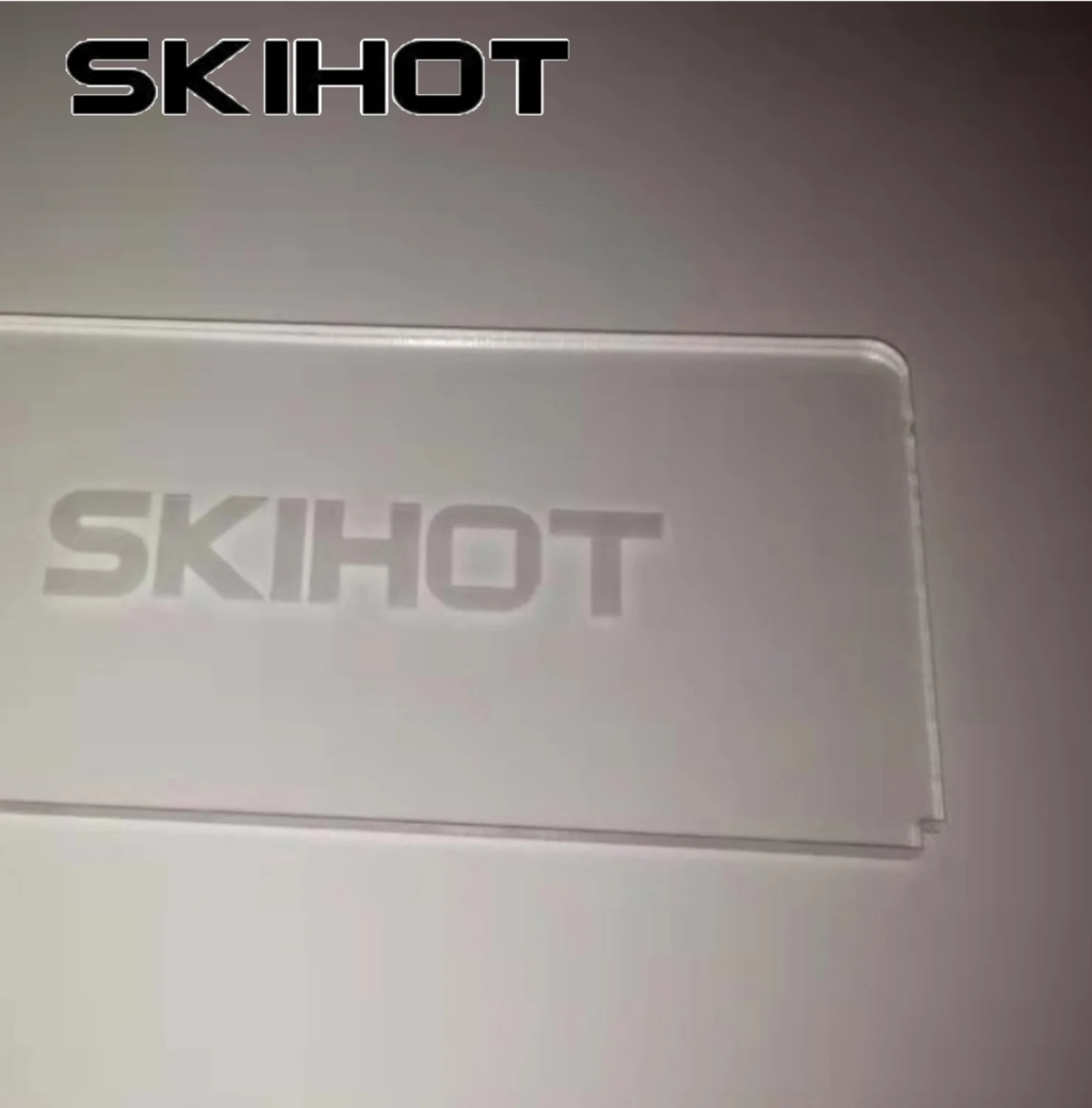 SKIHOT Double plate paraffin scraper/snowboard wax tool/snowboard wiper/plastic wiper /4mm