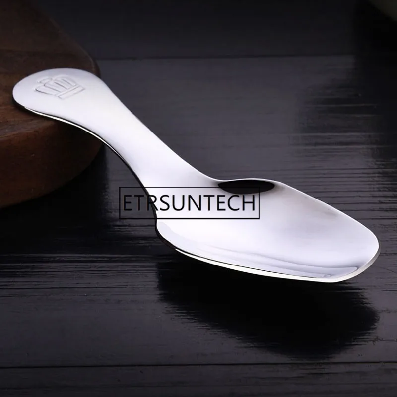 100pcs Small Stainless Steel Spoons Mini Condiments Sugar Seasoning Salt Honey Teaspoon Coffee Tea Jam Mustard Ice Cream Scoop