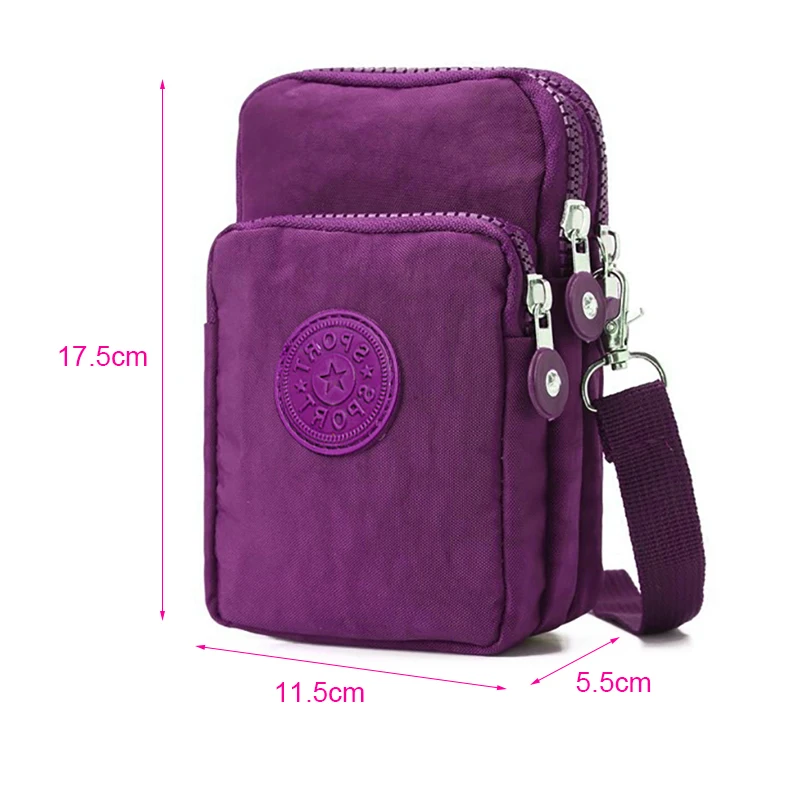 Girls Mini Handbag For Shoulder Cute Small Travel Women Neck Bag Phone Cards Wallets Money Pocket Purse Zipper Organizer Pouch