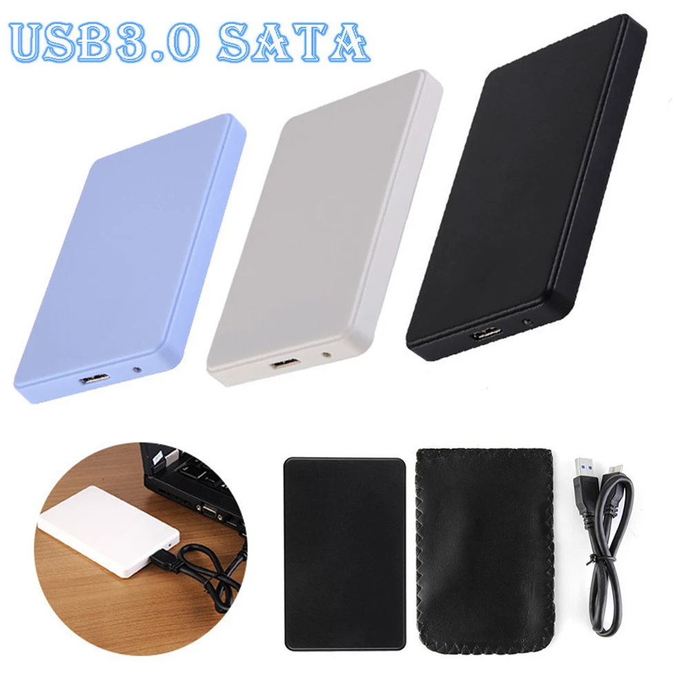 External Hard Drive 2.5 inch 2TB USB 3.0 SATA HD Box HDD Hard Disk Drive External Enclosure Case