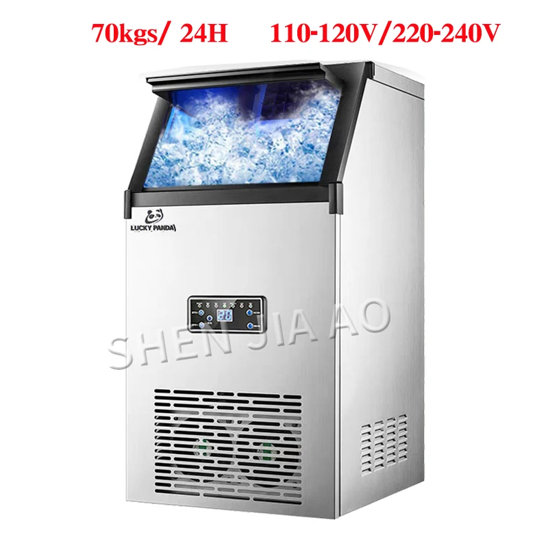 70KG/24H Ice Production Commercial Ice Maker Electric Ice Cube Maker For Tea Shop Bar Large Capacity Ice Making Machine 110/220V