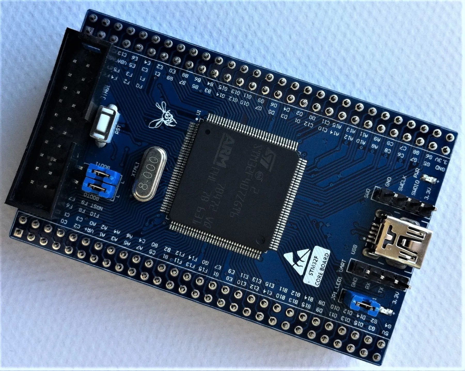 Stm32f407 الأساسية مجلس ARM CORTEXM4 الحد الأدنى لنظام Stm32f407zgt6 مجلس التنمية Stm32f407zg