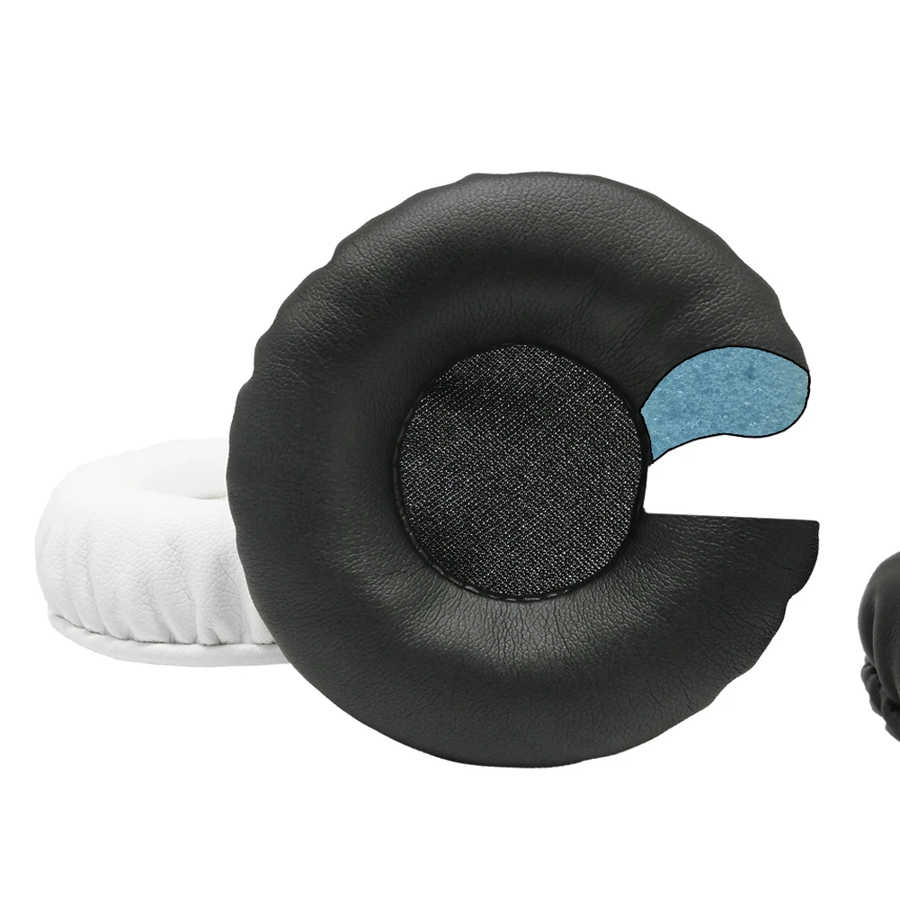 Couro KQTFT 1 Conjunto de EarPads de Substituição para Sennheiser PC 31-II Headset Ear Pads Earmuff Cups Almofada