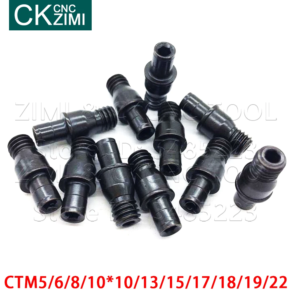 CTM515 CTM513 CTM618 CTM619 CTM613 CTM822 CTM510 CTM610 CTM617 CTM819 CTM1022 CNC lathe Center pin Arbor Accessories Screw Pins