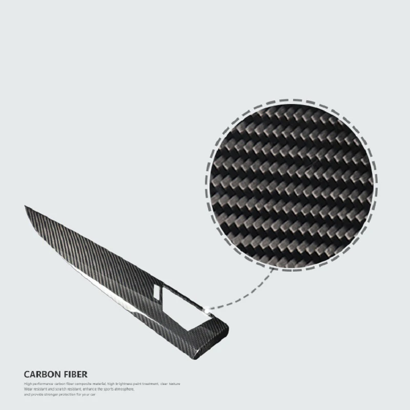 Carbon Fiber LHD RHD For BMW F20 F21 F22 1 2 Series Accessories Interior Trim Dashboard Panel Cover Sticker Car Styling