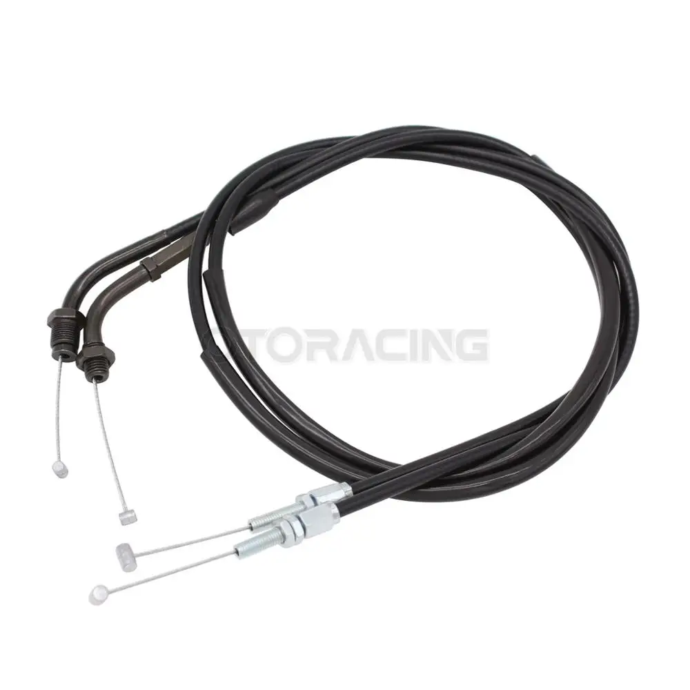 Motorcycle Throttle Cable (1 For Pull and 1 For Push) For Honda Shadow VT400 VT750 Magna VF250 VF750 Steed VLX400 VLX600 VT600