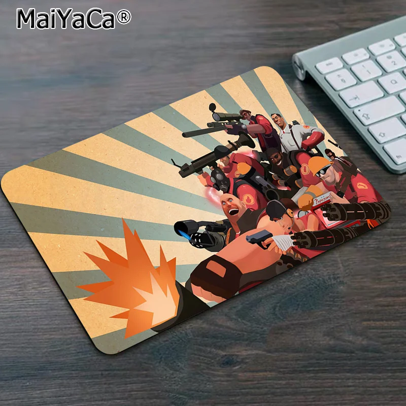 MaiYaCa Team Fortress 2 Gamer Speed Mice Retail Small Rubber Mousepad Smooth Writing Pad Desktops Mate gaming mouse pad