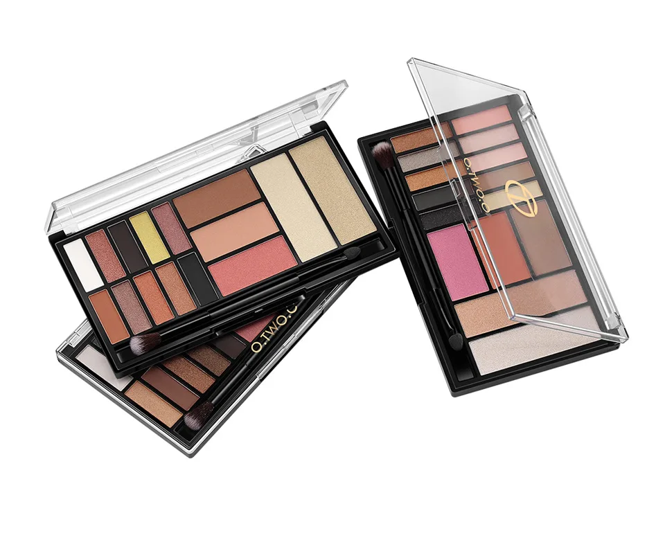 O.TWO.O New Style Makeup Palette 10-Color Eyeshadow 3-Color Blush 2-Color Light Highlighter Cross Border Hot Selling