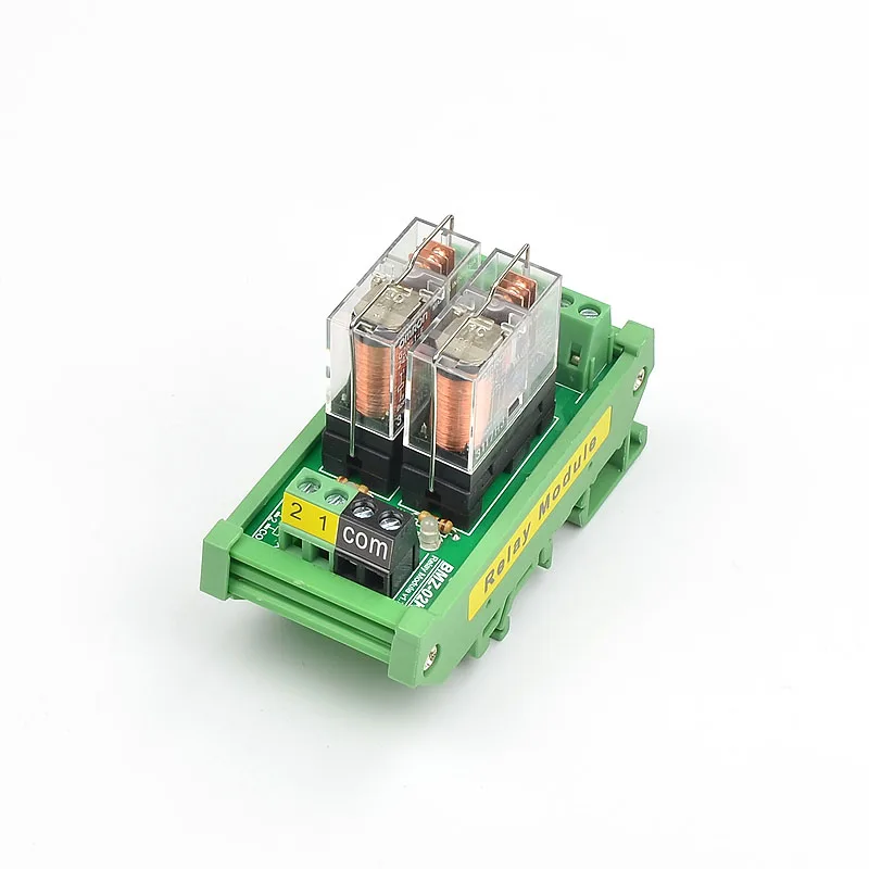 2 channels  SPDT 16A Power Relay Interface Module 1NO+1NC G2R-1-E DC 12v 24V Relay PLC Signal Isolation Amplifier