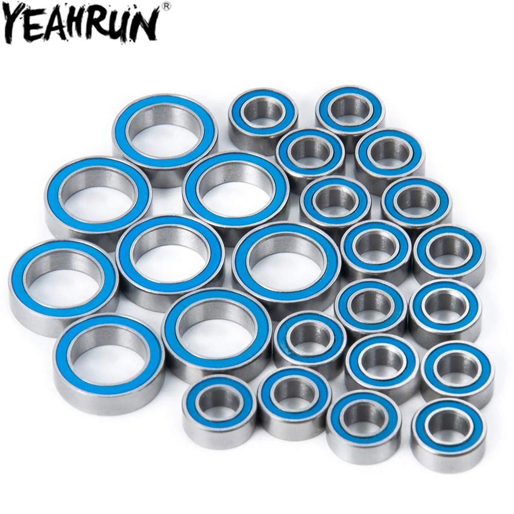 

YEAHRUN 25PCS/lot Bearings Kit 10x15x4mm 5x10x4mm for Redcat Gen7 Pro Sport Everest 10 RC Crawler Blue Bearing Parts