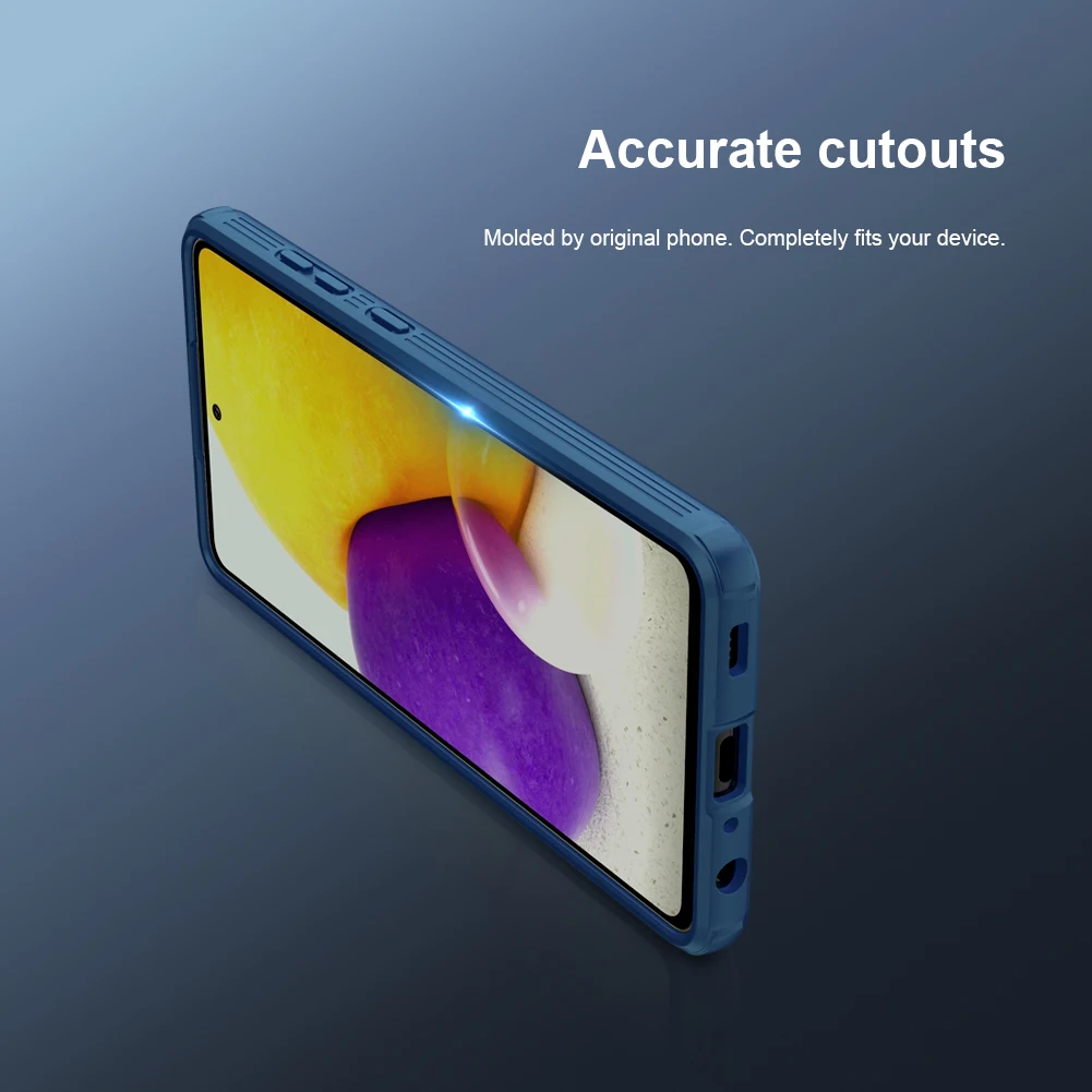 For Samsung Galaxy A72 4G Case Nillkin CamShield Slim Slide Camera Protection Back Cover for Samsung A72 5G Lens Protective Case