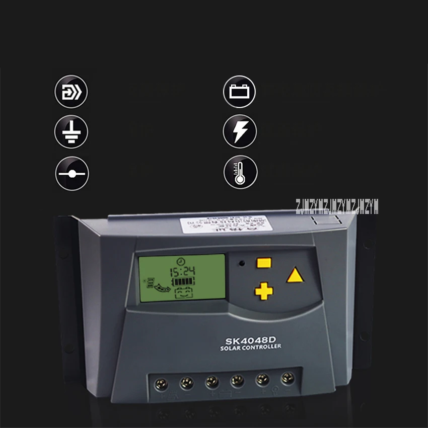 12V/24V80A Solar Controller Solar Charge Energy Controller Full-Automation Solar Power Controller Photovoltaic Battery Charger