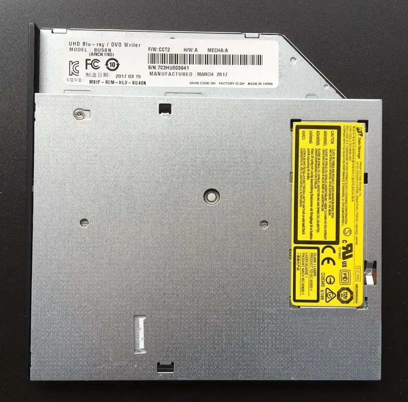 Blu-ray Burner BD-RE Writer Drive HL BU50N SATA 4K UHD Blu-ray