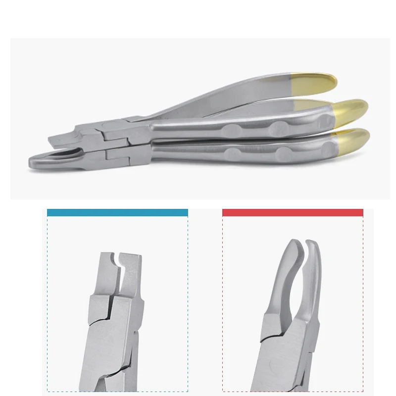 

Dental Lab Crown Crimping Contouring Johson Plier Metal Crown Plier Forceps Dentist Tool Instrument