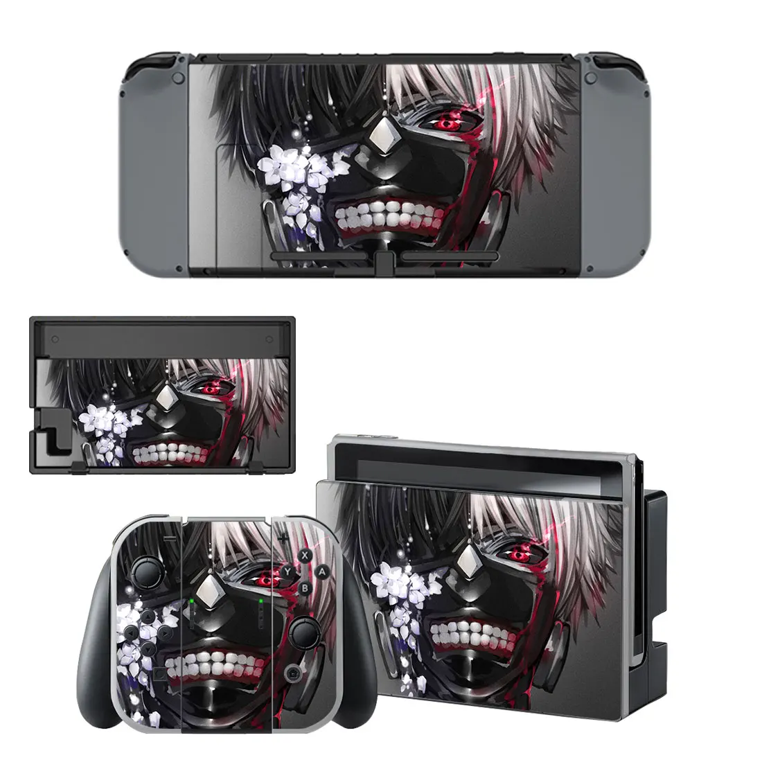 11 Styles Tokyo Ghoul Style Vinyl Decal Skin Sticker For Nintendo Switch NS NX Console Protector  Game Accessoriy NintendoSwitch