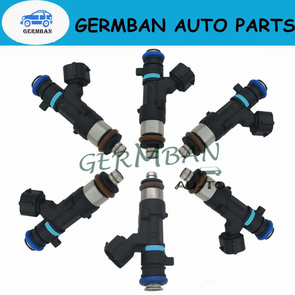 

166007S000 Set of 6 Fuel Injectors For Nissan Frontier Xterra 4.0L 0280158007 16600-7S000