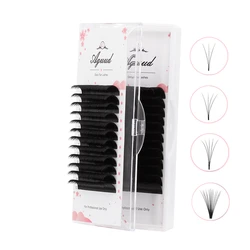 AGUUD Easy Fan Lashes Auto Bloom Individual Eyelash Extension C CC D DD Faux Mink Multi Volume Lash Extensions Makeup Lash