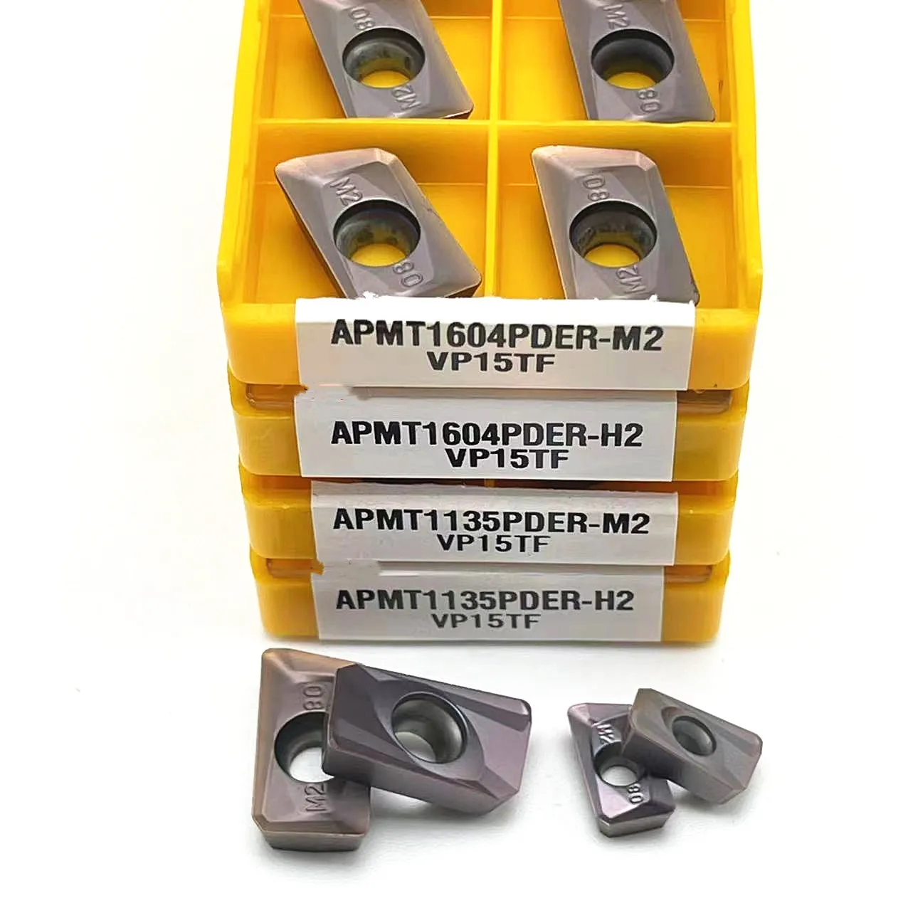 超硬フライスカッターapmt1604 apmt1135 pder m2 h2 vp15tf,丸型カッター1135 apmt 1604