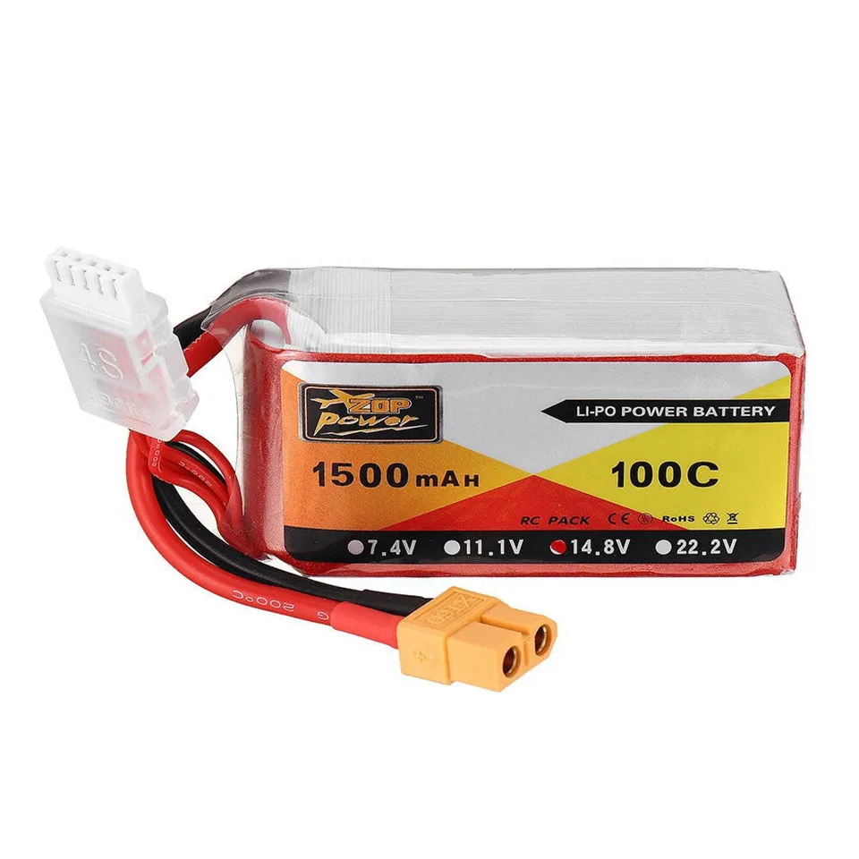 ZOP Lipo batteria 2S 3S 4S 5S 6S 550 1500 2000 5000 8000 Mah 100C Power XT60 Plug 7.4V 11.1V 14.8V 18.5V per RC Drone ricambi auto