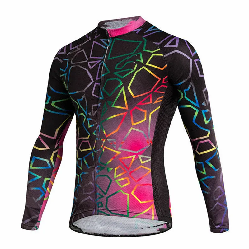 2022 Newest Spring Autumn Bicycle Tops MTB Clothing Mountain Bike Shirts Racing Sportswear Long Sleeve Cycling Jerseys For Men