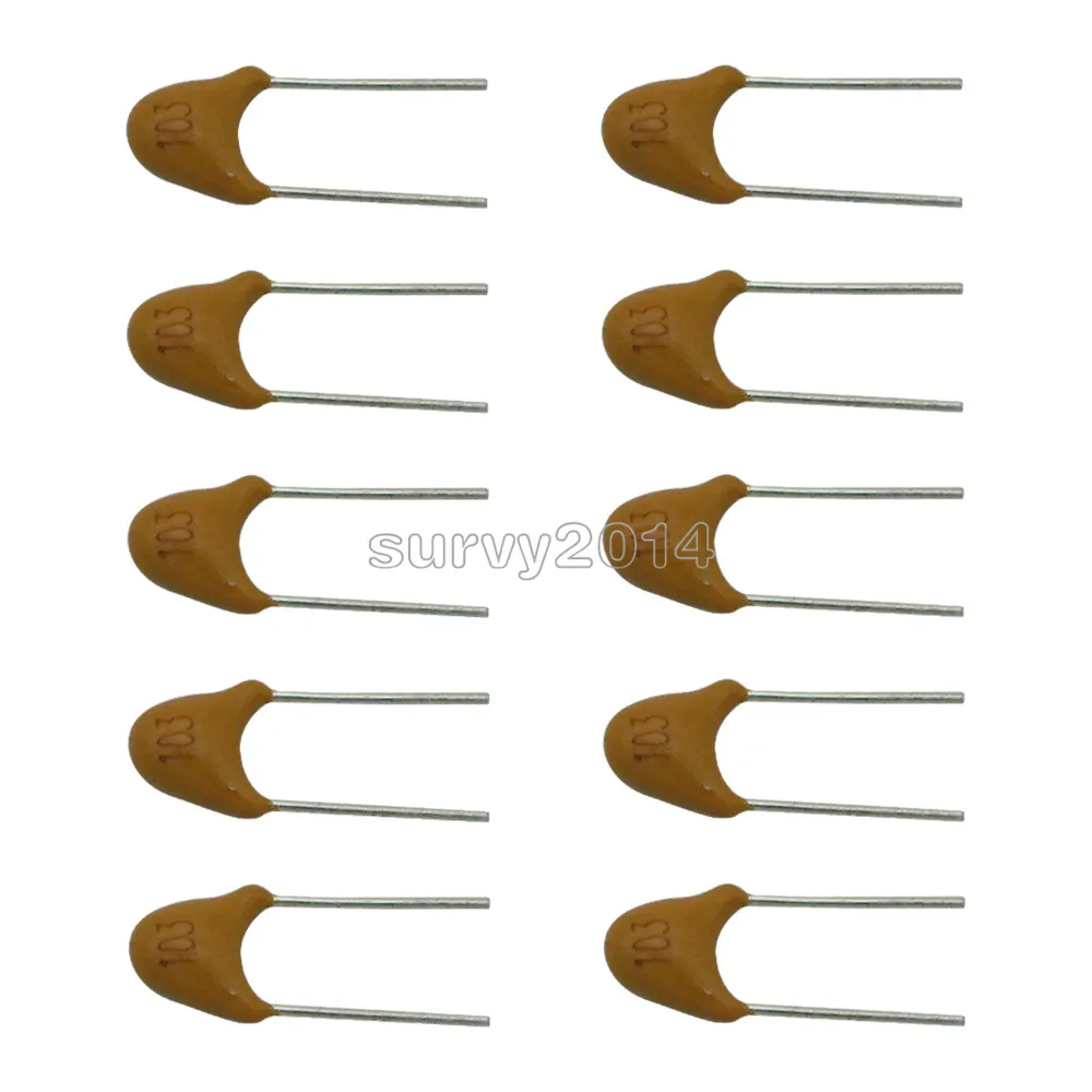 100Pcs 새로운 0.01 미크로포맷 103 50V 모놀리식 세라믹 칩 커패시터