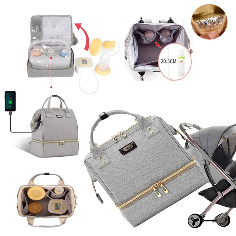 Mommy Diaper Bags Maternity Travel Bags For Baby Stuff Baby Nappy Changing Backpack For Moms Travel Women Bag Stroller Organizer