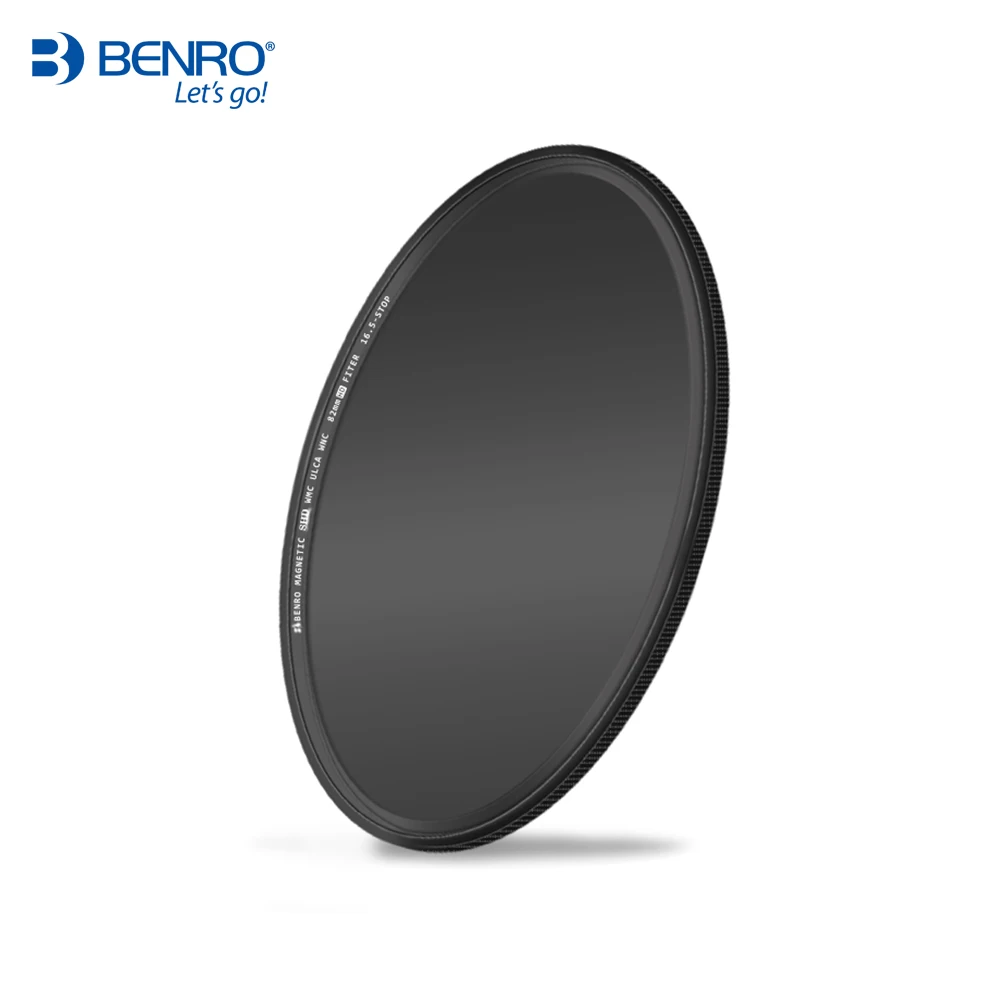 BENRO Magnetic SHD ND8/16/32/64/128/256/500/1000/32K/100K/1KK 82mm Filter Optical Glass Quick Installation Anti-Dropping