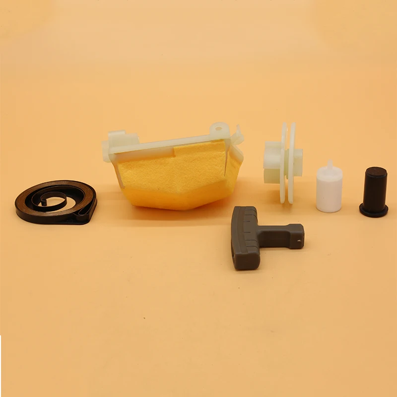 Kit maniglia molla puleggia avviamento filtro aria per HUSQVARNA 50 51 55 pezzi di ricambio per motoseghe da giardino