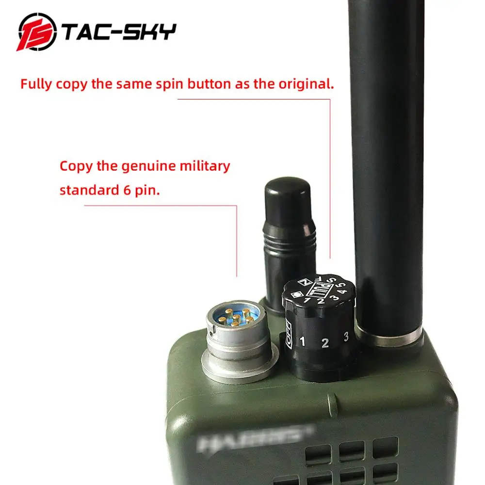 TAC-SKY AN / PRC 152 152A Radio militar Walkie-Talkie Modelo Caja de transmisión virtual, Chasis virtual militar Harris PRC 152 152a